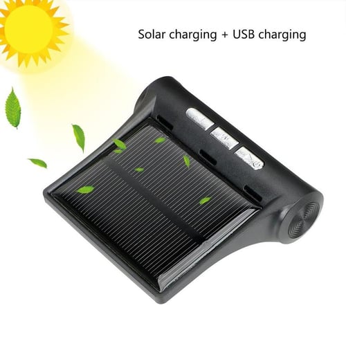 Pack Of 02 - Solar Power Car Tire Pressure Monitoring Tool