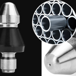 Pack Of 03 - 💥Sewer Cleaning Tool High-pressure Nozzle ( Pipes Included)