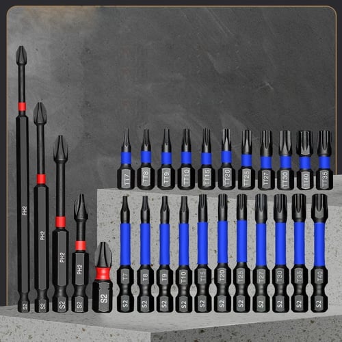 Pack Of 02 - 80-Piece Magnetic Impact Nut Driver Set Metric & SAE